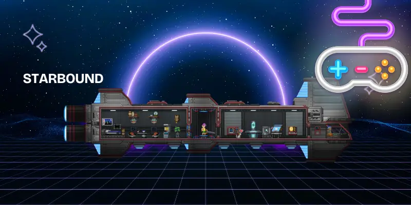 Starbound Game Phiêu Lưu Sinh Tồn Sandbox Android IOS PC